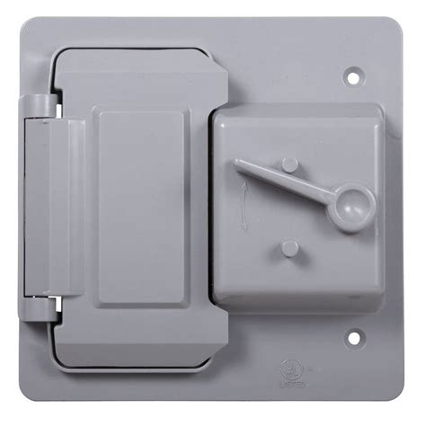 2-gang rectangle plastic weatherproof electrical box cover|bell electrical box covers.